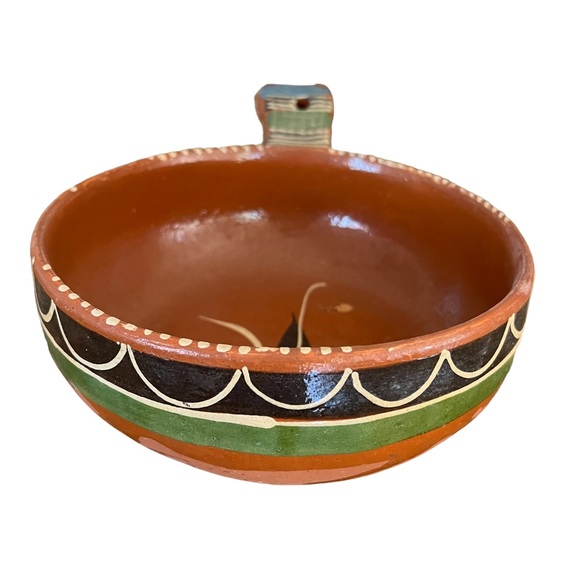 Vintage Mexican Terracotta Serving Bowls Cookware, Set of 4 - Picture 5 of 14